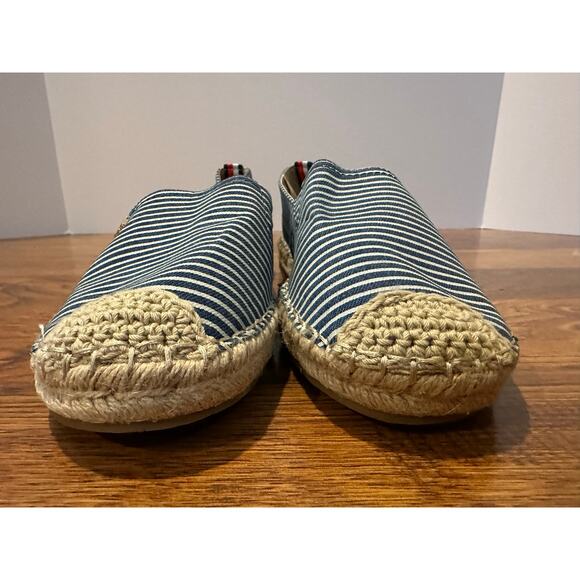 Tommy Hilfiger Women’s Striped Espadrille Flats Blue SZ 9.5 NWOB – Coastal Vibes - Picture 4 of 9